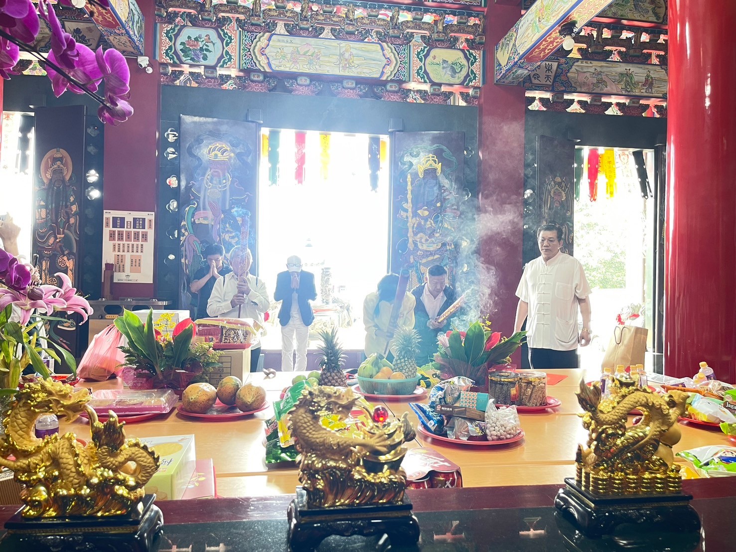 2024龍皇山國際五術命理學院參香祈福01